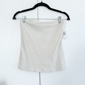 Old Navy Ribbed Tube Top in Cream ✨ Sz M
